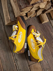 Retro Versatile Double Lace German Trainer Sneakers