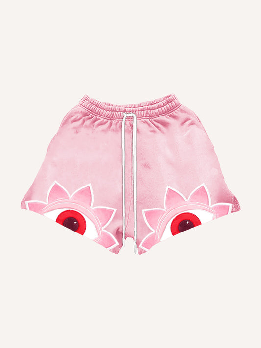 Rebirth Nirvana Eye Hooded Shorts