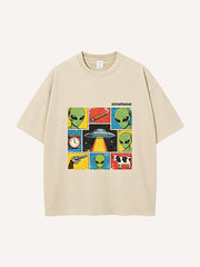 One UFO Four Big Prints Short Sleeve