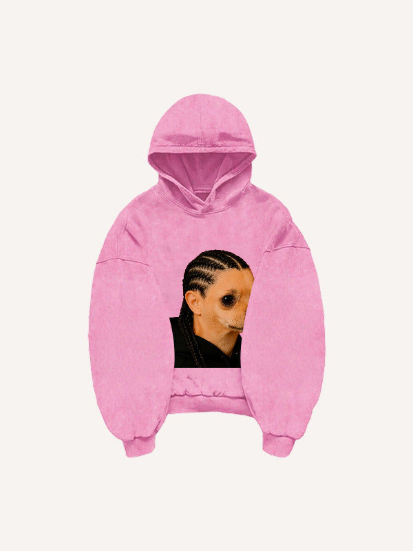 Dirty braids handsome hip-hop funny trendy sweatshirt