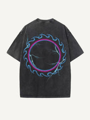 Artist hand-painted horror short sleeves