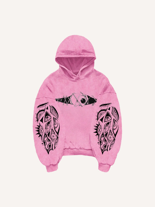 Horror Human Skin Eye Totem Sweatshirt