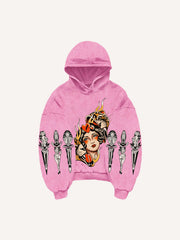 Leopard and Beauty Fire Sweatshirt