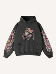 No one should be the clown in love Pure cotton printed sweatshirt