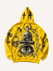 Prophet or Demon Eye Mysterious Power Print Hoodie