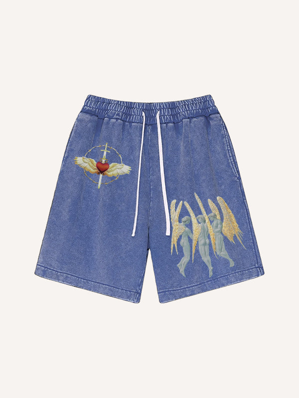 Angels' Guardian Washed Shorts