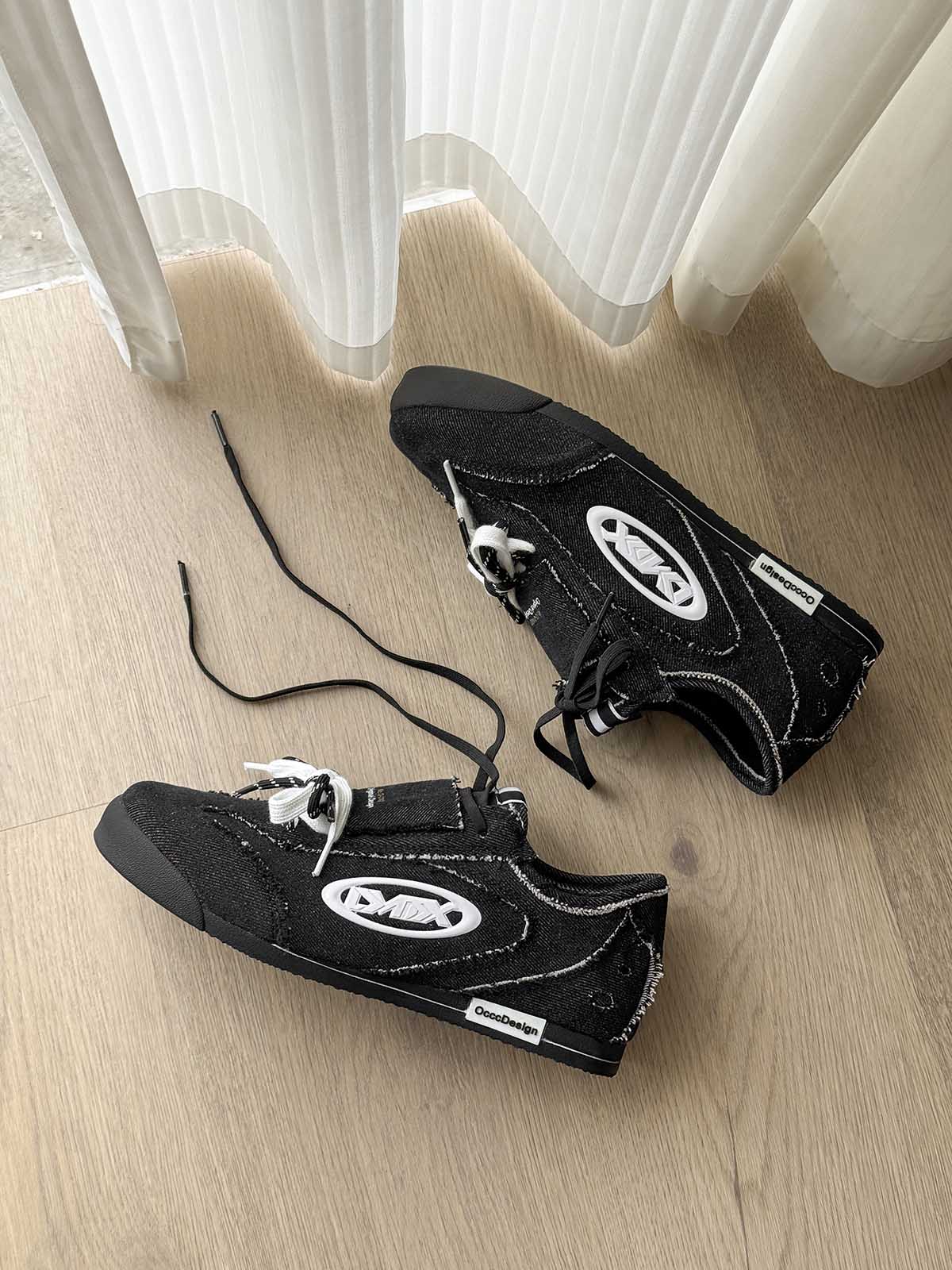 Retro Versatile Double Lace German Trainer Sneakers