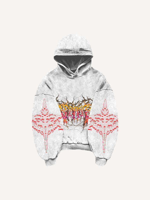 Double Flag Lion Hand-Painted Limited Edition Sweatshirt