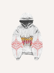 Double Flag Lion Hand-Painted Limited Edition Sweatshirt