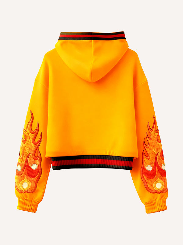 High-end textured trendy artist big-eye sweatshirt