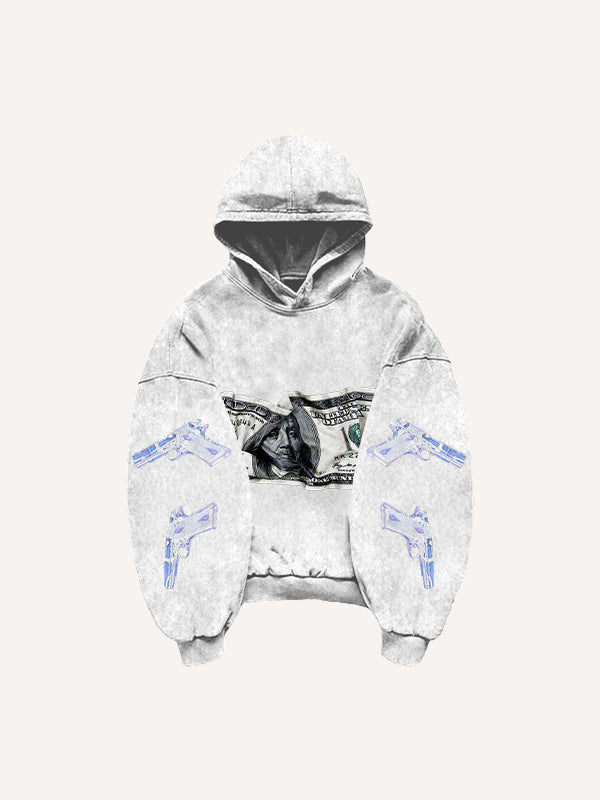 Fashion rejects violence printed sweatshirt