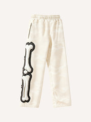 Two-tone skull cool goddess high-definition printed trousers