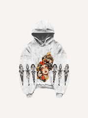 Leopard and Beauty Fire Sweatshirt