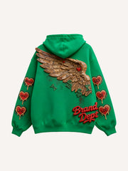 Love is an unwavering belief themed fashion sweatshirt