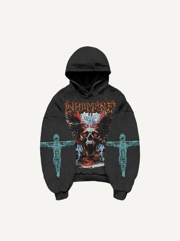 Artist hand-painted horror sweatshirt