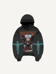 Artist hand-painted horror sweatshirt