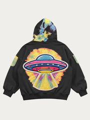 Were the pyramids built by aliens Loose hooded sweatshirt
