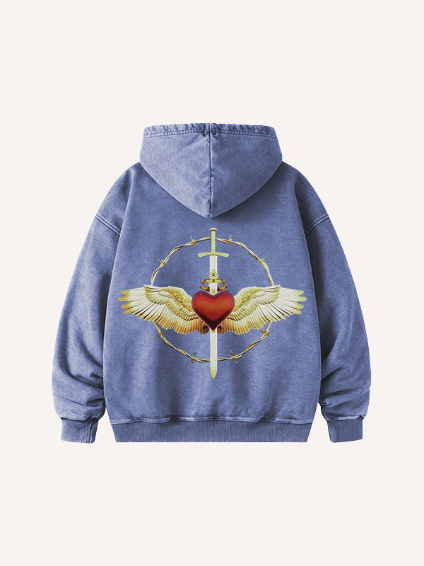 Angels Guardian Washed Hoodie