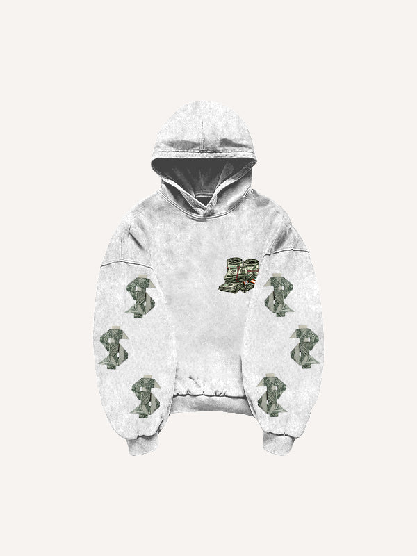 Rap hip hop only dollars parody graffiti sweatshirt