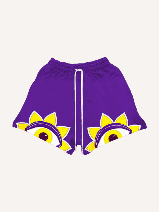 Rebirth Nirvana Eye Hooded Shorts