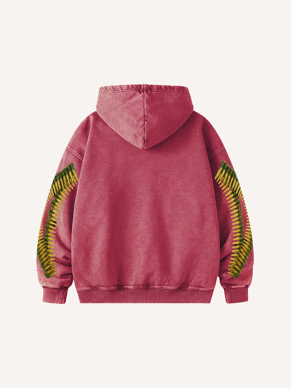 Attacking Soldiers Comfortable and Stylish Pure Cotton Washed Hoodie