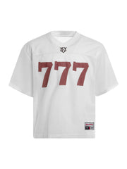 Jersey Letter Print Quick Dry V-neck T-shirt