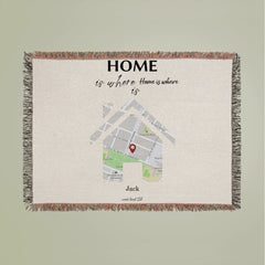 Home is where Woven Blanket