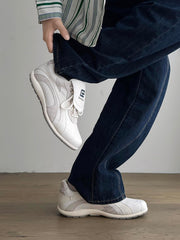 Retro Colorblock Flap Lace German Trainer Sneakers