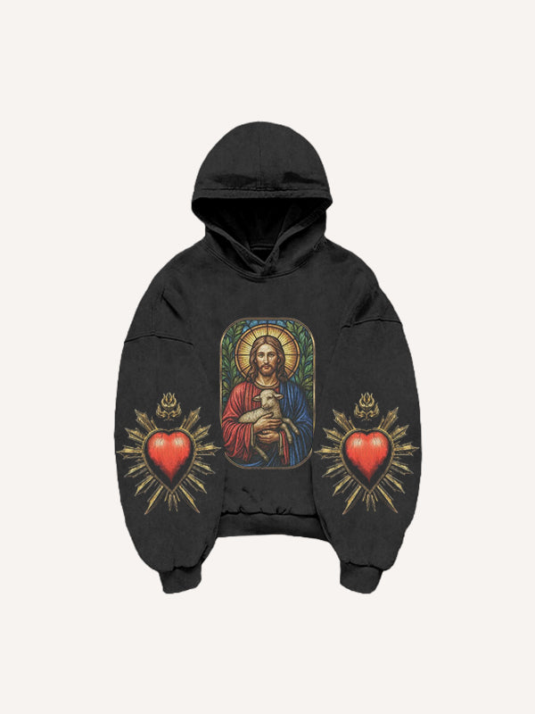 Believe in God and be with me trendy print pattern
