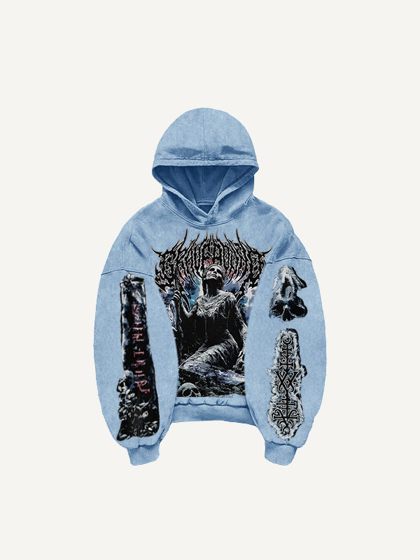 Dark style hip-hop sweatshirt