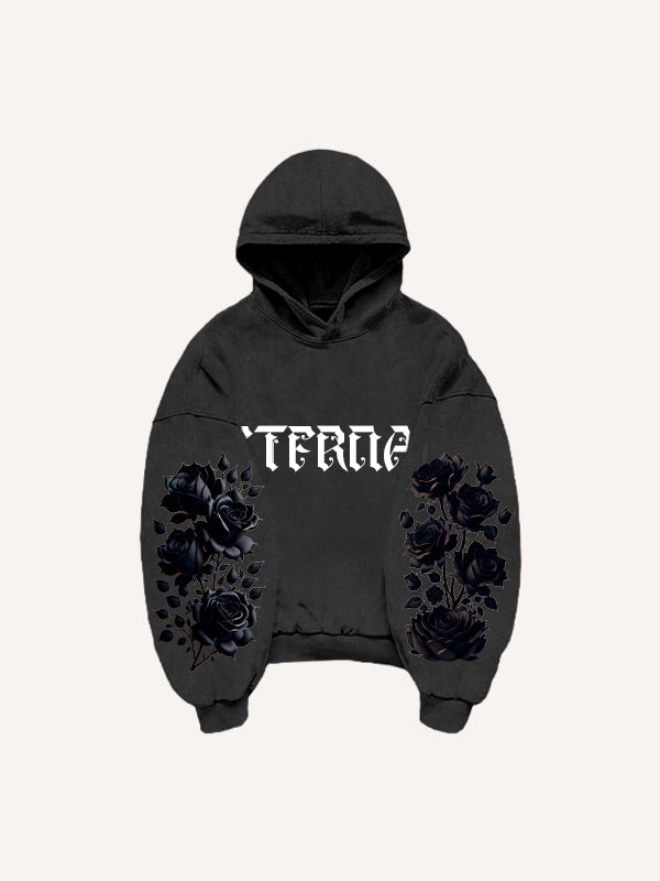 Eternal Bloom Trendy Print Sweatshirt