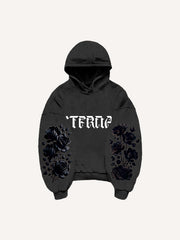 Eternal Bloom Trendy Print Sweatshirt