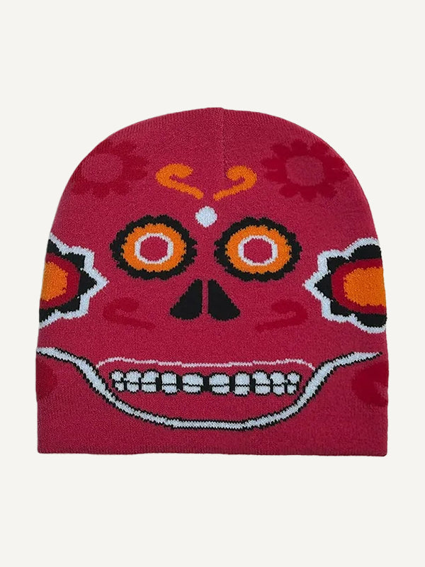 Ethnic Style Big Mouth Monster Trendy Warm Knitted Hat