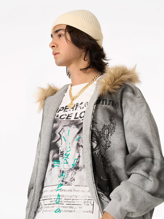 Supermade × Mortemartt Graphic Hooded Jacket