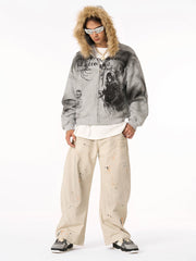 Supermade × Mortemartt Graphic Hooded Jacket