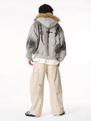 Supermade × Mortemartt Graphic Hooded Jacket