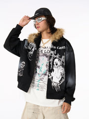 Supermade × Mortemartt Graphic Hooded Jacket