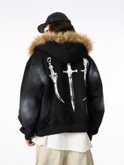 Supermade × Mortemartt Graphic Hooded Jacket
