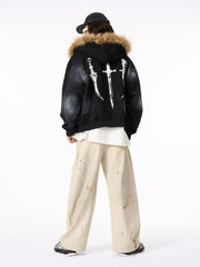 Supermade × Mortemartt Graphic Hooded Jacket