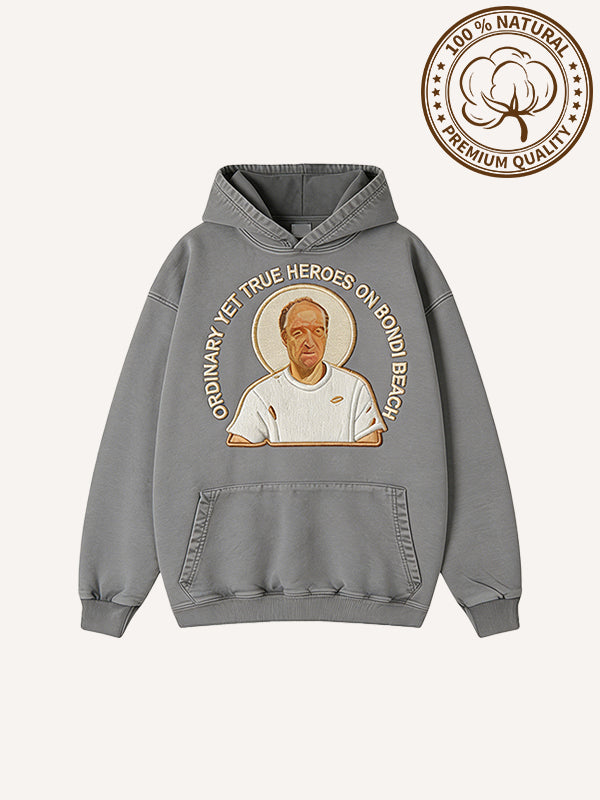 The deceased and ordinary hero Amed at Bondi Beach Sydney pure cotton sweatshirt
