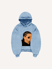 Dirty braids handsome hip-hop funny trendy sweatshirt