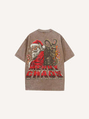 The Christmas showdown is about to begin Pure cotton short-sleeved T-shirts