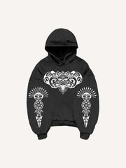 Retro God of Wealth Totem Sweatshirt