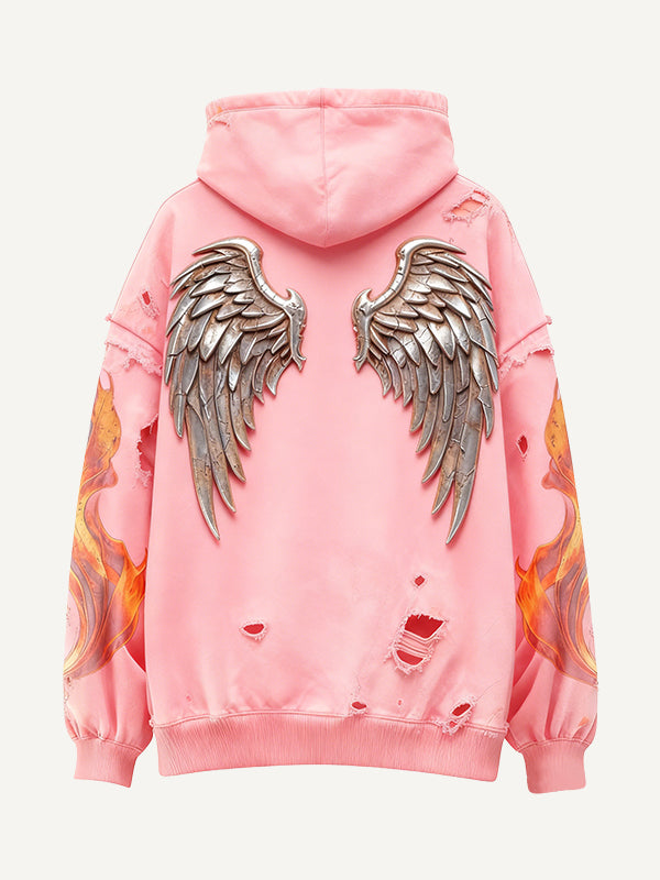 Western Hellfire Angel Classic All-Season Hoodie