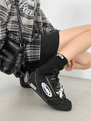 Retro Versatile Double Lace German Trainer Sneakers