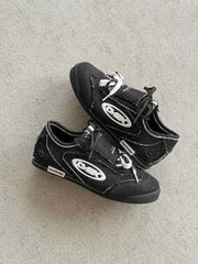Retro Versatile Double Lace German Trainer Sneakers