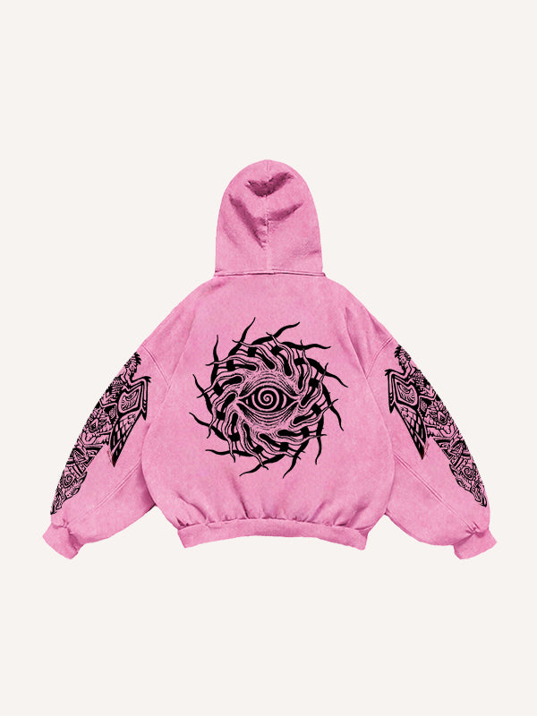 Eye of Prophecy totem pattern sweatshirt