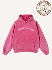 Christmas Happy Ghost Cotton Hoodie