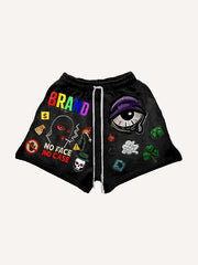 The masked man is not necessarily a superman hooded loose Shorts