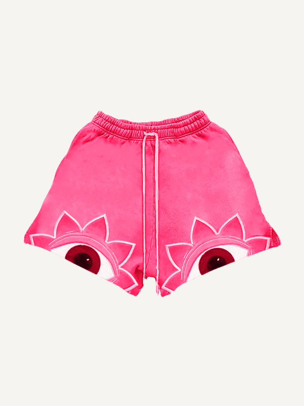 Rebirth Nirvana Eye Hooded Shorts